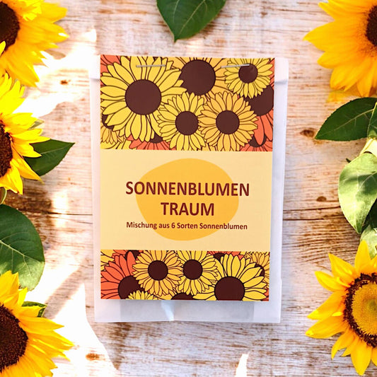 6 Sonnenblumen Sorten Mischung