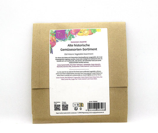 Alte historische Gemüsesorten-Sortiment – Samenset