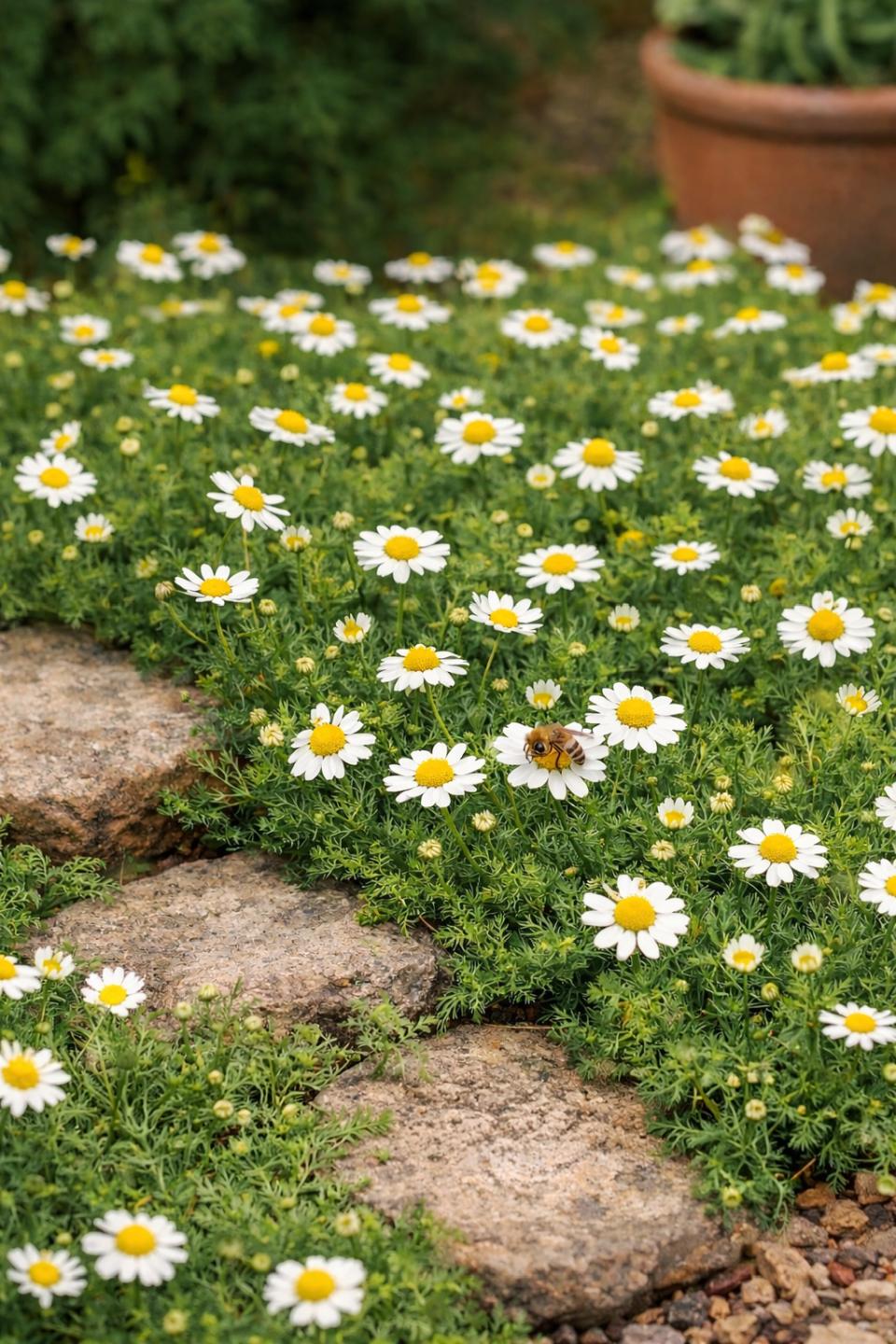 3000 Samen Teppich-Kamille/ Römische Kamille – Anthemis nobilis
