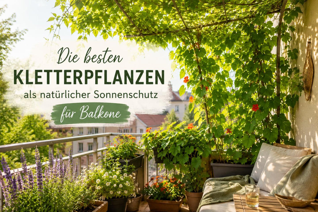 Die besten Kletterpflanzen als natürlicher Sonnenschutz für Balkone