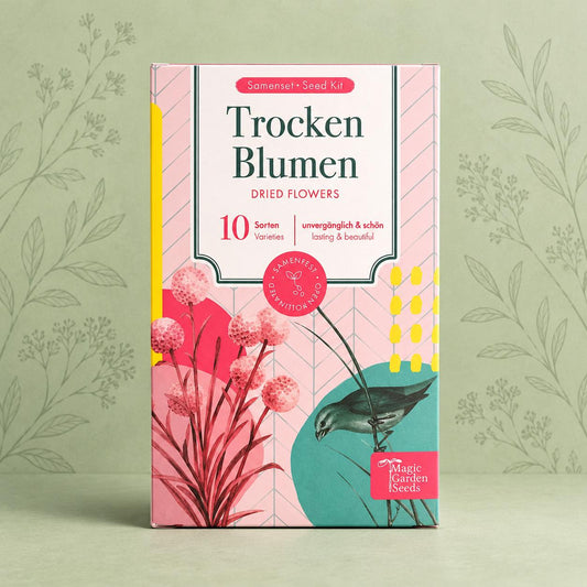 Trockenblumen – 10 Sorten Samenset
