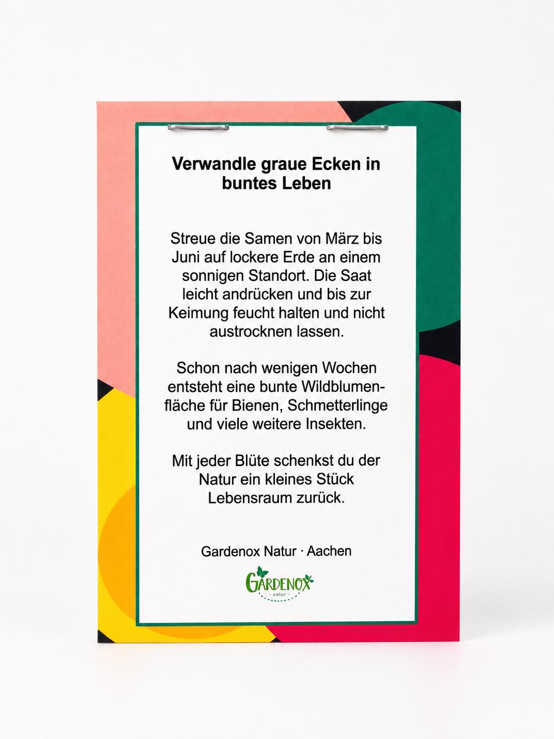 "Urban Wildblumen" - Saatgut für Wilde Ecken 5 qm