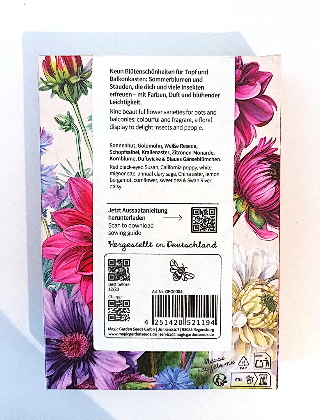 Balkon Blumen Samenset