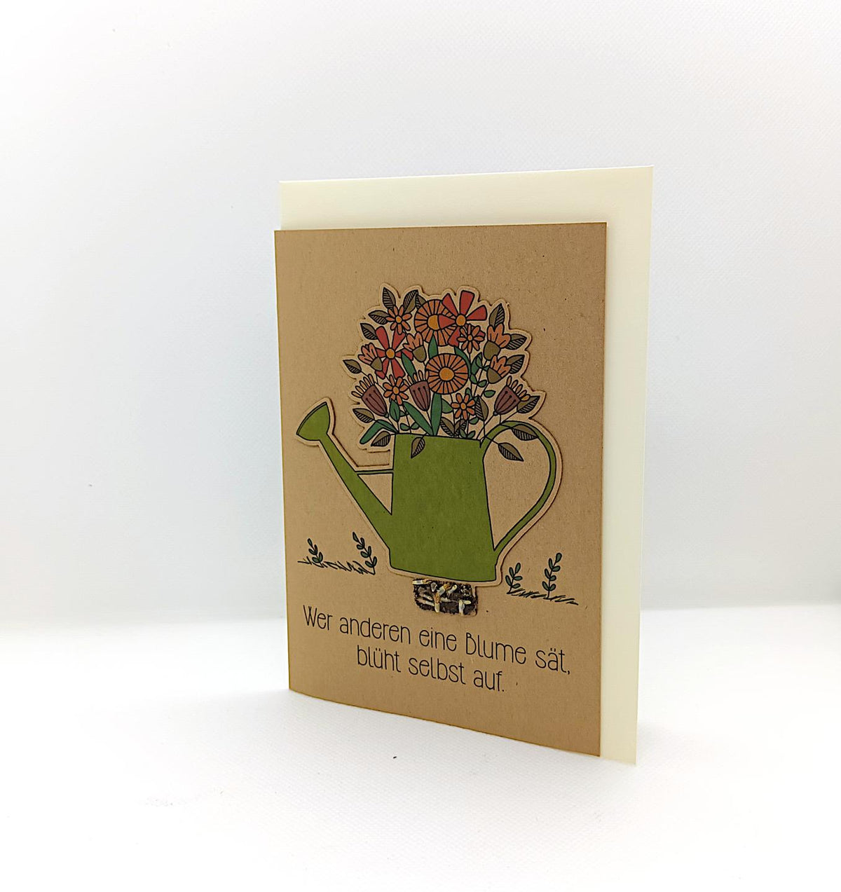 Pflanzbare Grußkarte „Wer anderen eine Blume sät“