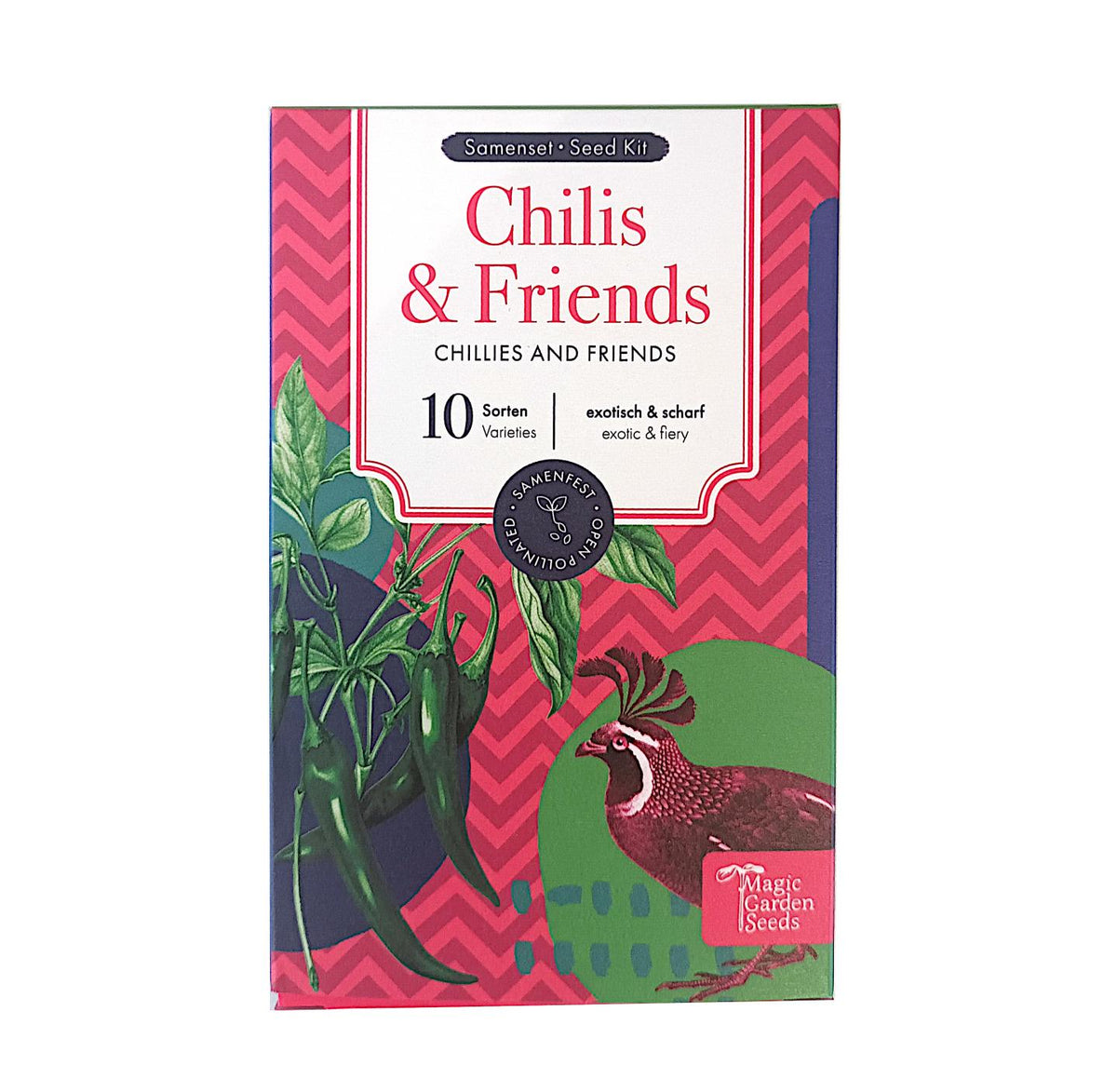 Chilis & Friends – 10 Sorten Chili Saatgut Set