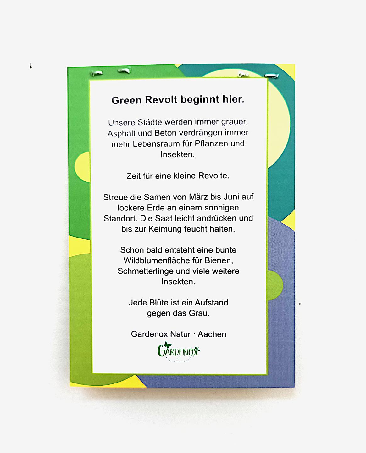 "Green Revolt" - Bienenblumen für Wilde Ecken 5qm