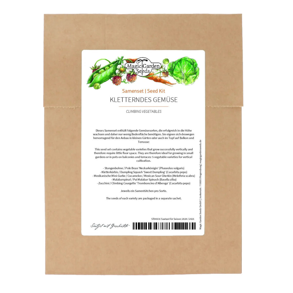 Kletterndes Gemüse – Samenset (5 Sorten)