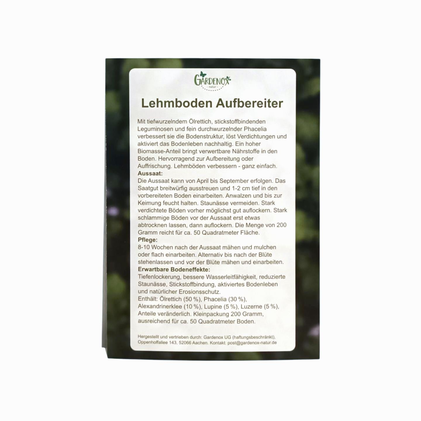 Lehmboden-Aufbereiter  Bodenkur